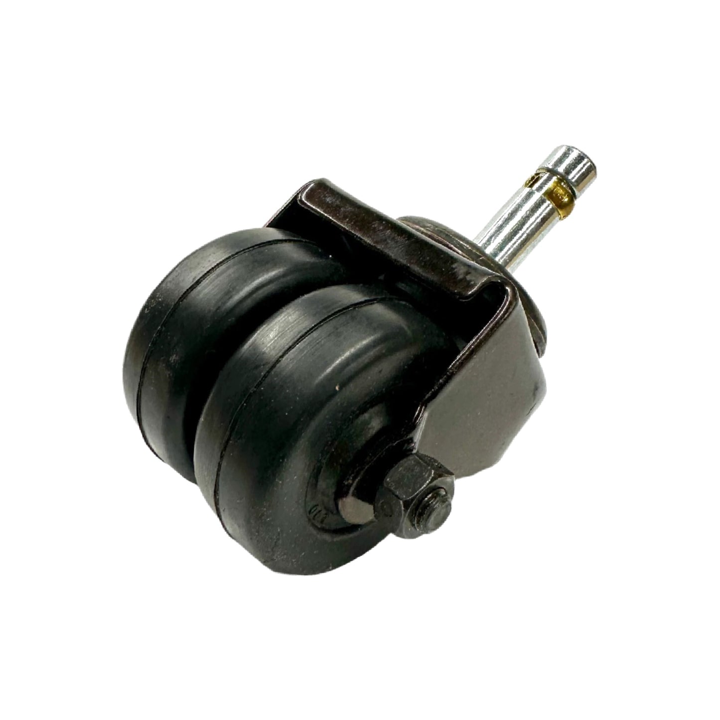Set of 4 Dual Rubber Wheel Piano Caster Kits, 160lb ea