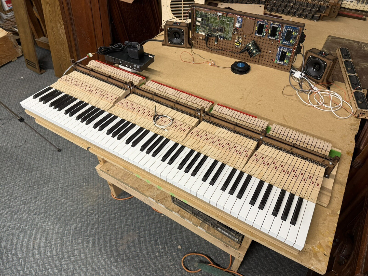 Ragland DIY MIDI Acoustic/Digital Piano Conversion Kit Easy-Install w/Audio Kit