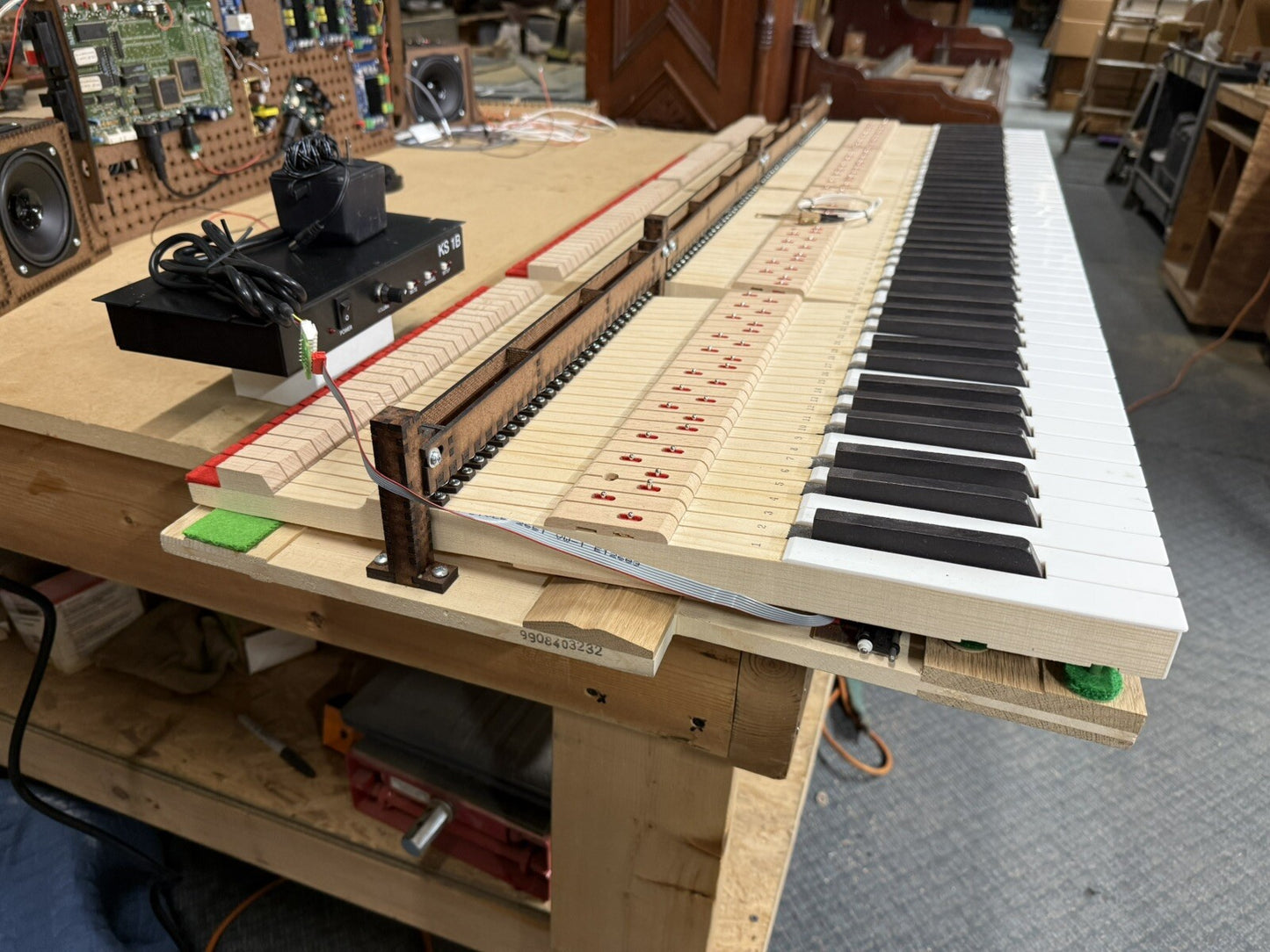 Ragland DIY MIDI Acoustic/Digital Piano Conversion Kit Easy-Install w/Audio Kit